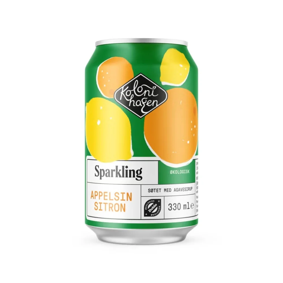 Kolonihagen Appelsin og Sitron 330ml boks