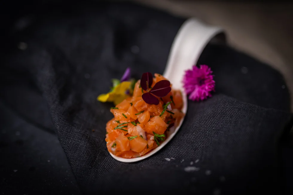 Fingermat - Lettrøkt laksetartar