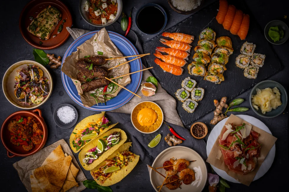 4 verdensdeler. Min. 150 pers.