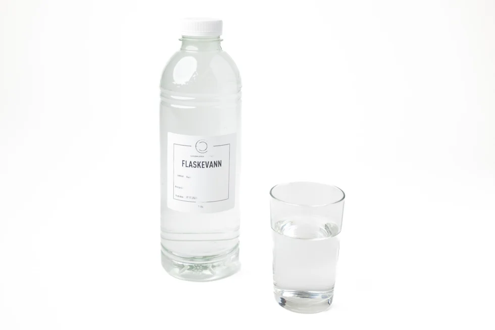 Flaskevann 1 liter