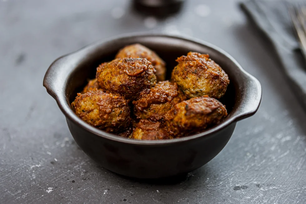 Spanske kjøttboller med chili og tomatsaus