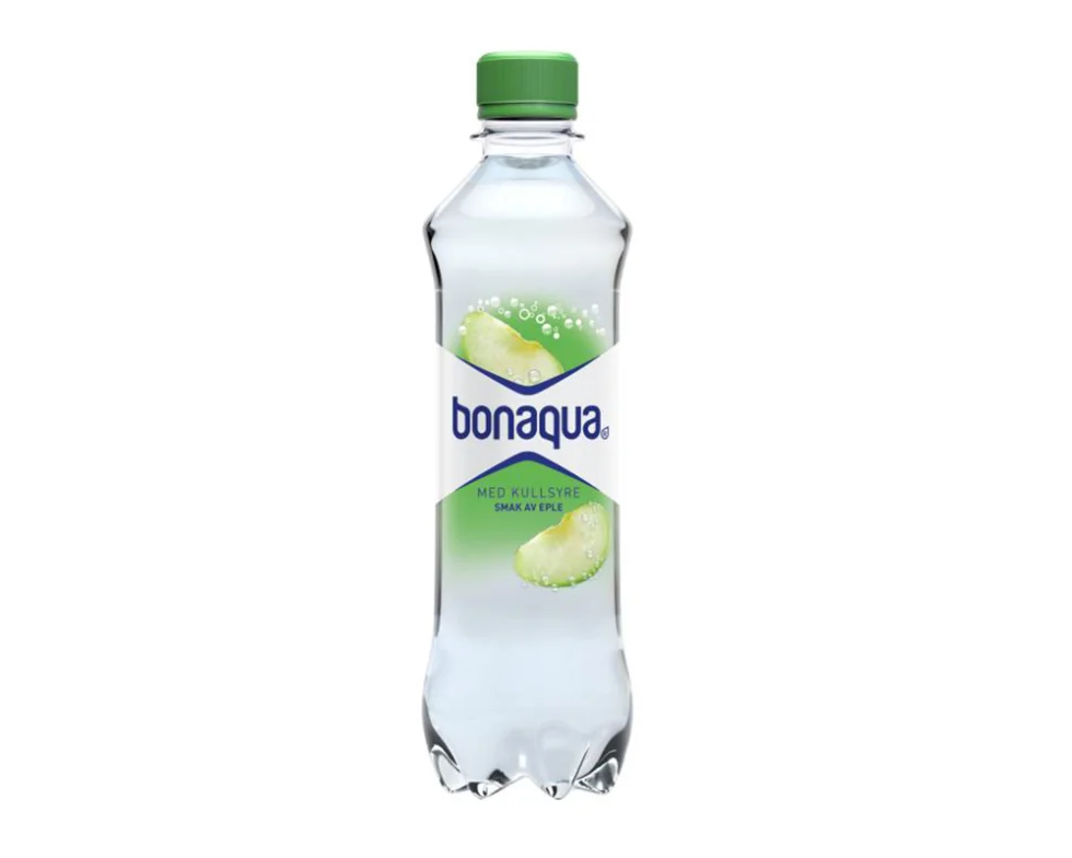 Bonaqua Eple, med kullsyre, 0,5l