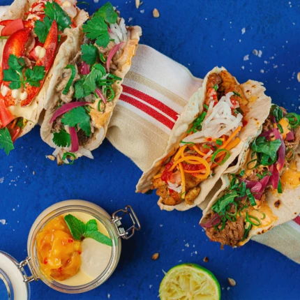 Mexicansk tacomeny med dessert. Min.150 pers.