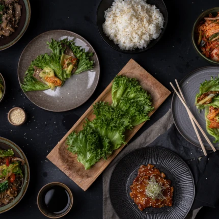 Koreansk buffet. Min.150 pers.