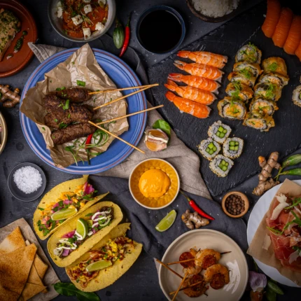 4 verdensdeler. Min. 150 pers.