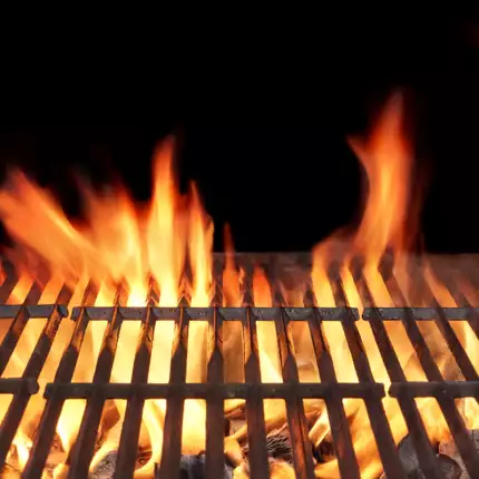 Stor grill - inkl. kull, etc.